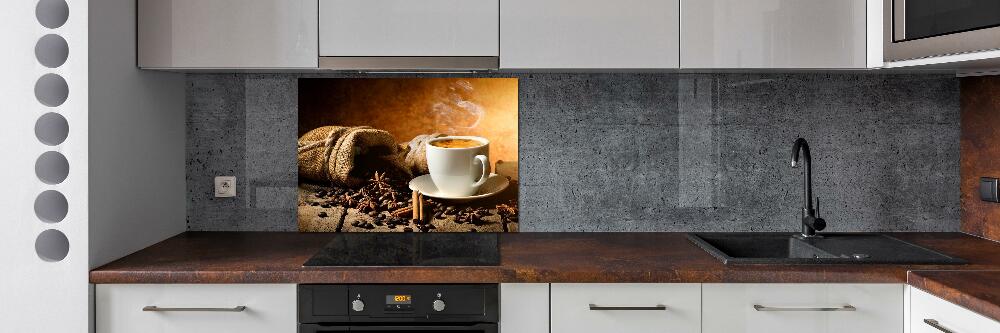 Cooker splashback Coffee and spices