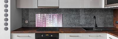 Kitchen splashback Fractal graphics