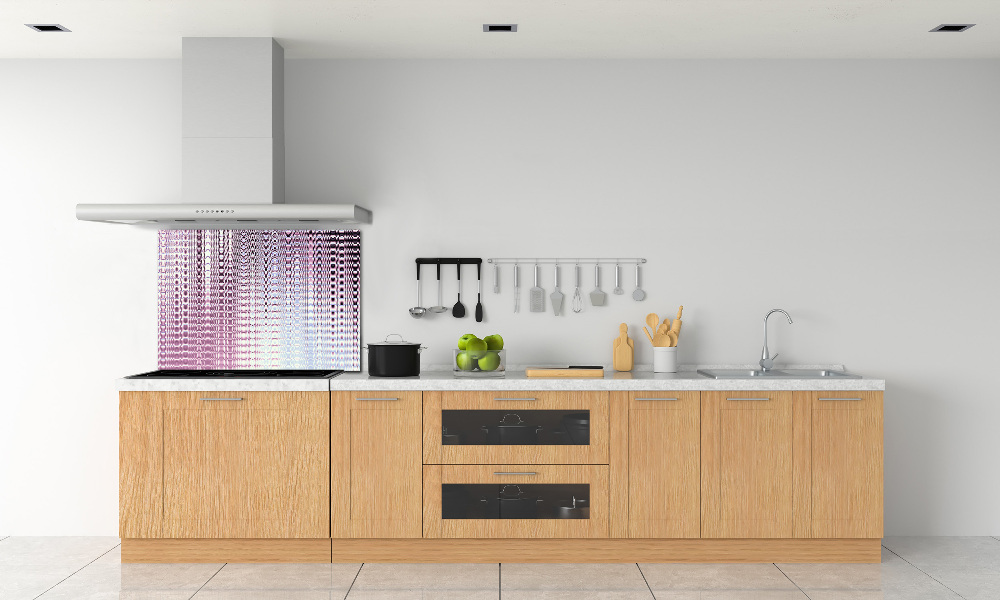 Kitchen splashback Fractal graphics