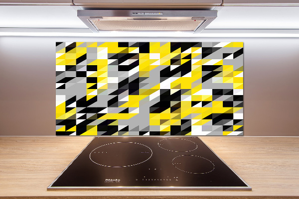 Kitchen splashback Geometric background