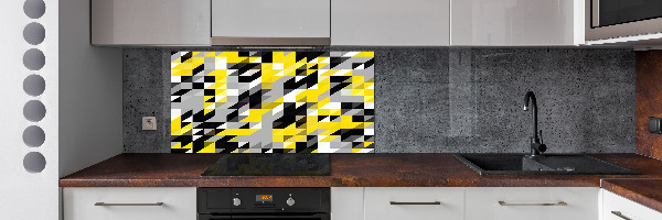 Kitchen splashback Geometric background