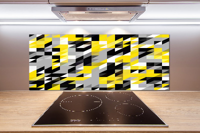 Kitchen splashback Geometric background