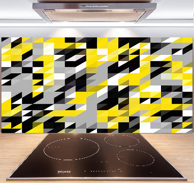 Kitchen splashback Geometric background