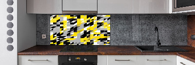 Kitchen splashback Geometric background