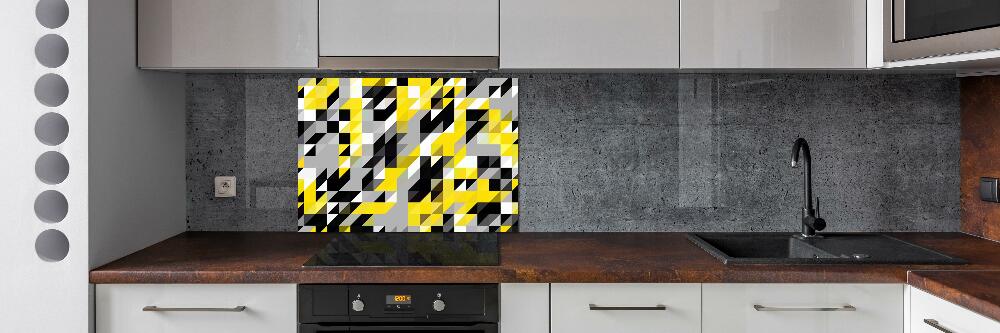 Kitchen splashback Geometric background