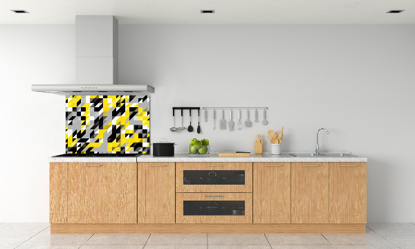 Kitchen splashback Geometric background