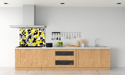 Kitchen splashback Geometric background