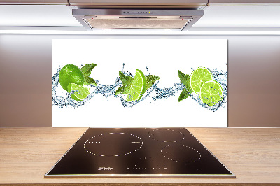 Kitchen splashback panel Lime