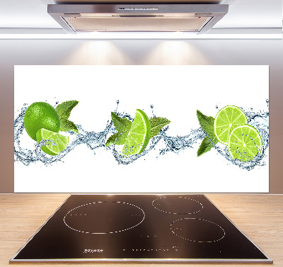 Kitchen splashback panel Lime