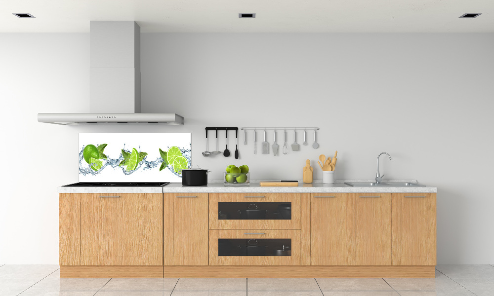 Kitchen splashback panel Lime