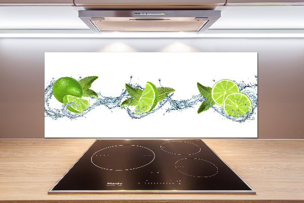 Kitchen splashback panel Lime