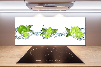 Kitchen splashback panel Lime