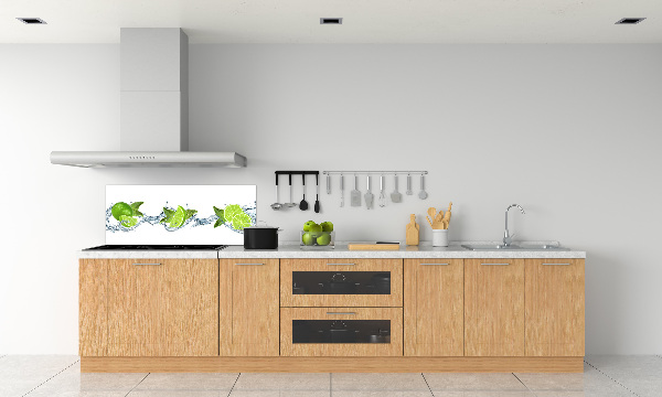 Kitchen splashback panel Lime