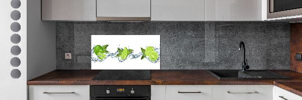 Kitchen splashback panel Lime