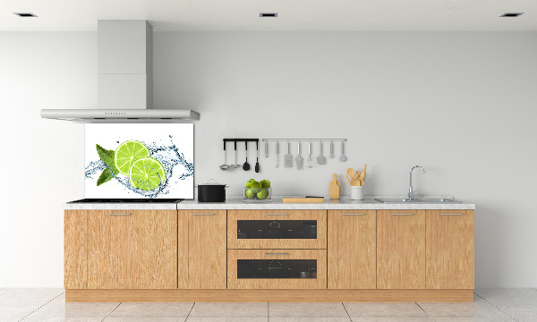 Kitchen splashback panel Lime