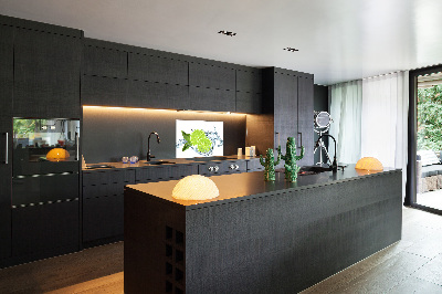 Kitchen splashback panel Lime