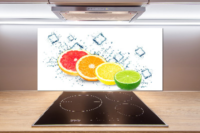 Kitchen splashback Citrus fruits