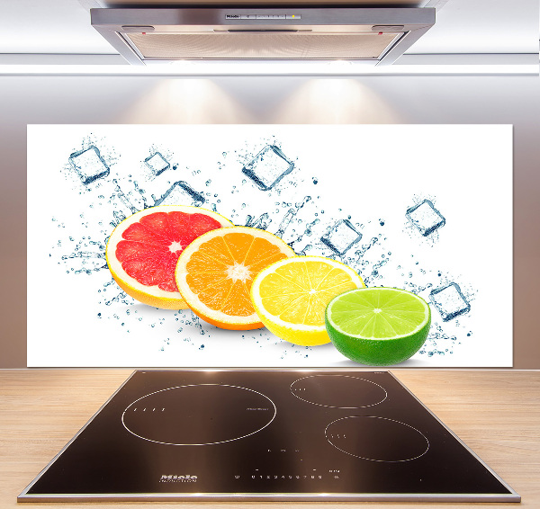 Kitchen splashback Citrus fruits