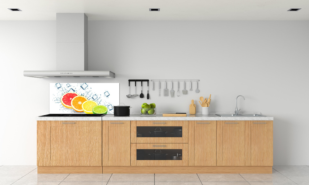 Kitchen splashback Citrus fruits