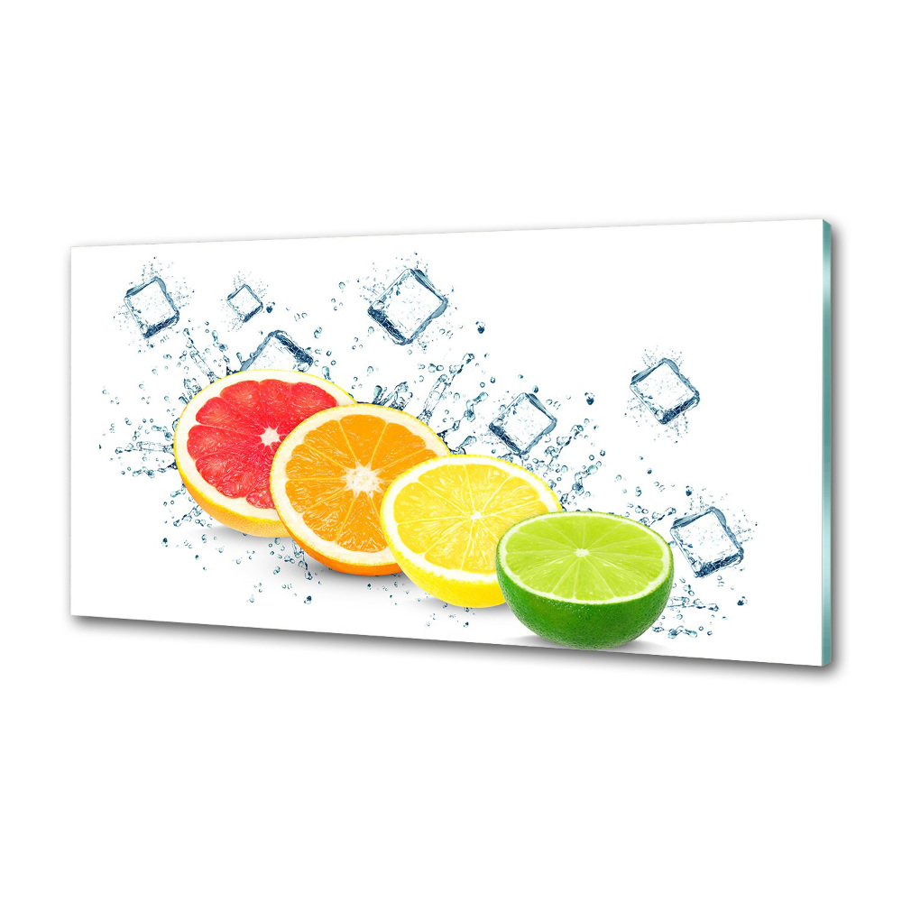 Kitchen splashback Citrus fruits