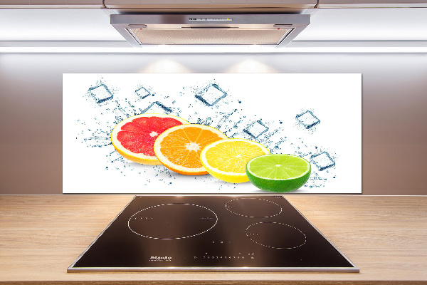 Kitchen splashback Citrus fruits