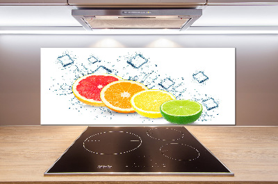 Kitchen splashback Citrus fruits