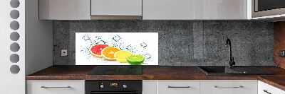 Kitchen splashback Citrus fruits