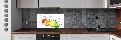 Kitchen splashback Citrus fruits