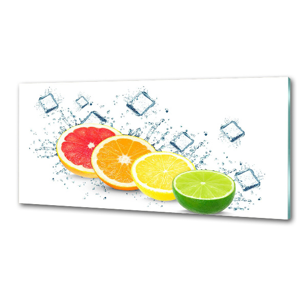 Kitchen splashback Citrus fruits