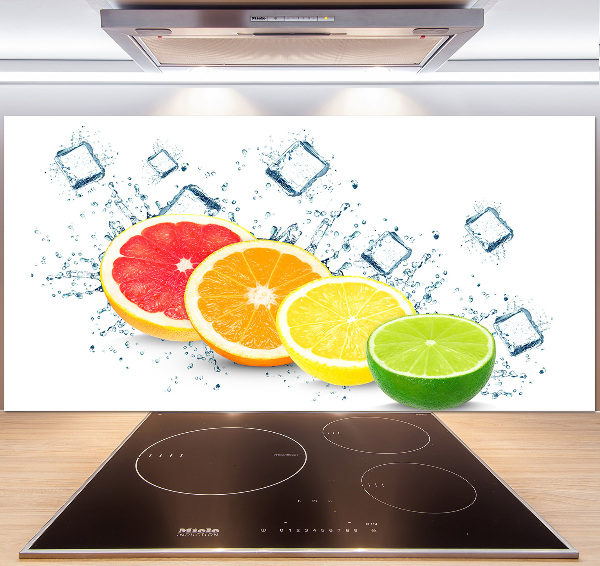 Kitchen splashback Citrus fruits