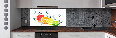 Kitchen splashback Citrus fruits