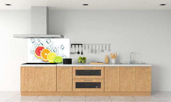 Kitchen splashback Citrus fruits