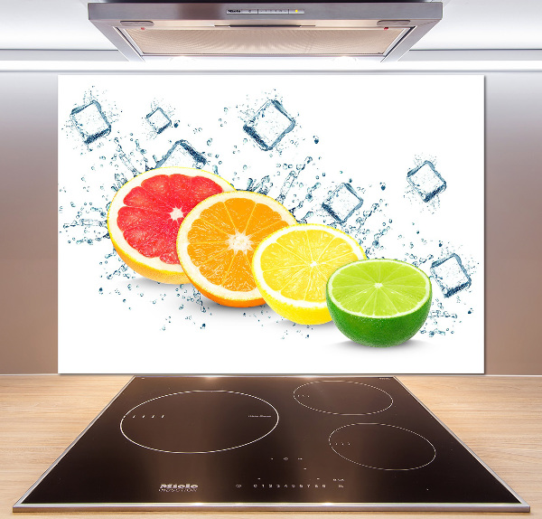 Kitchen splashback Citrus fruits