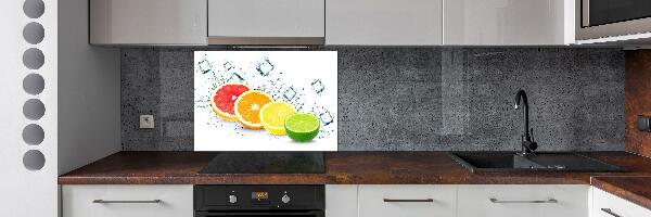 Kitchen splashback Citrus fruits