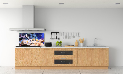 Cooker splashback Coral reef