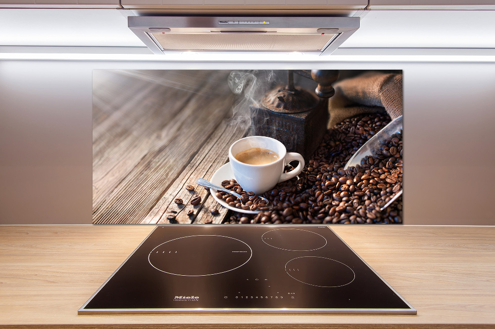 Kitchen splashback Morning coffee