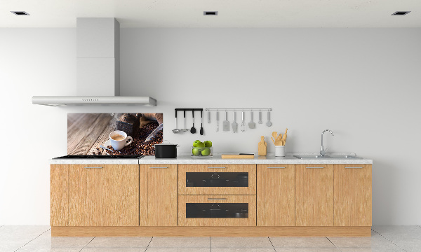 Kitchen splashback Morning coffee