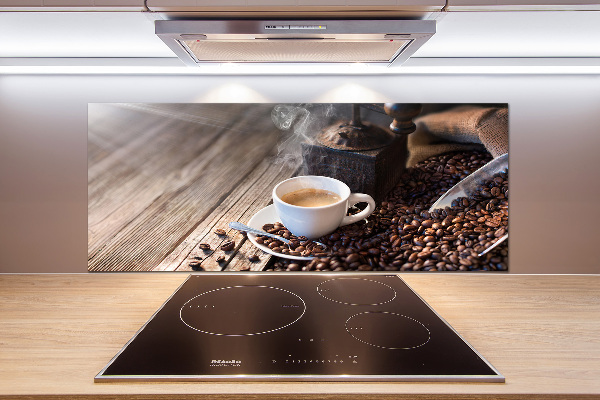 Kitchen splashback Morning coffee