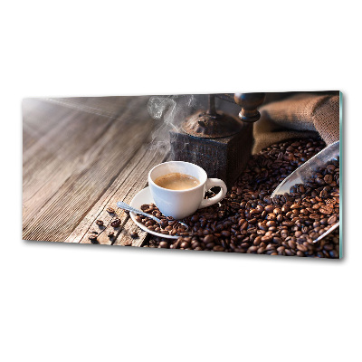 Kitchen splashback Morning coffee