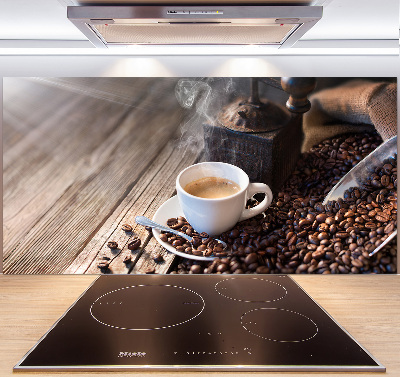 Kitchen splashback Morning coffee