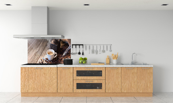 Kitchen splashback Morning coffee