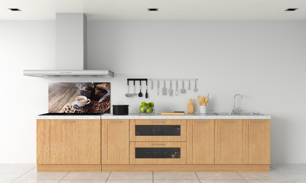 Kitchen splashback Morning coffee