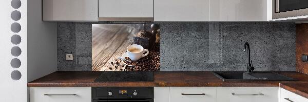 Kitchen splashback Morning coffee