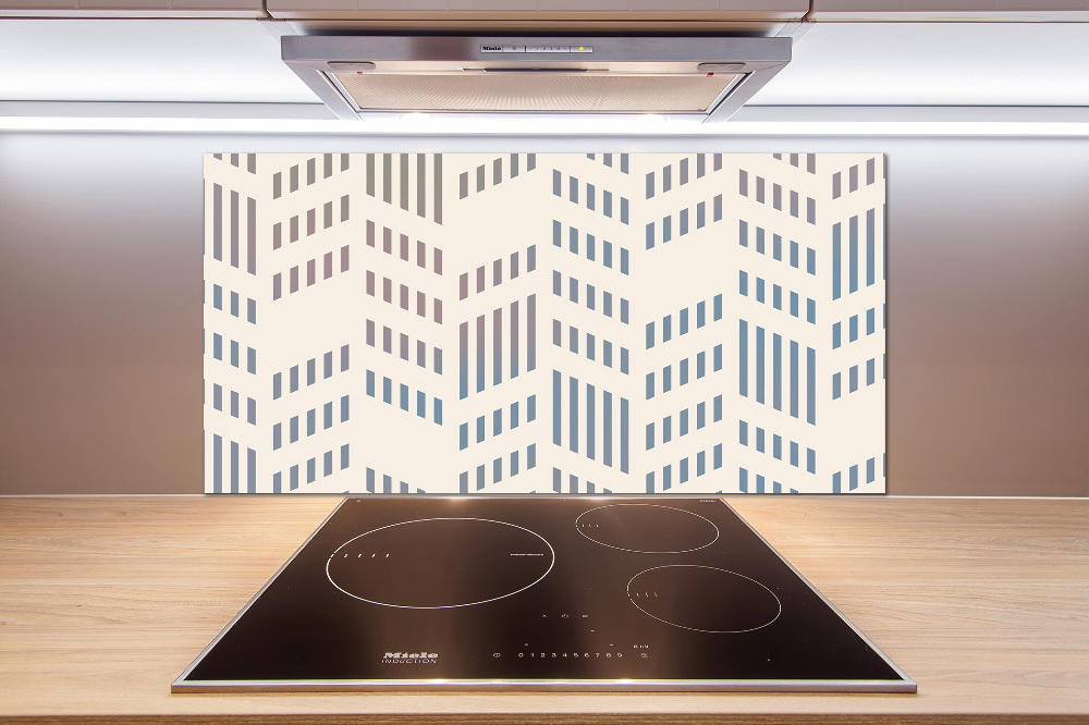 Kitchen splashback Geometric background