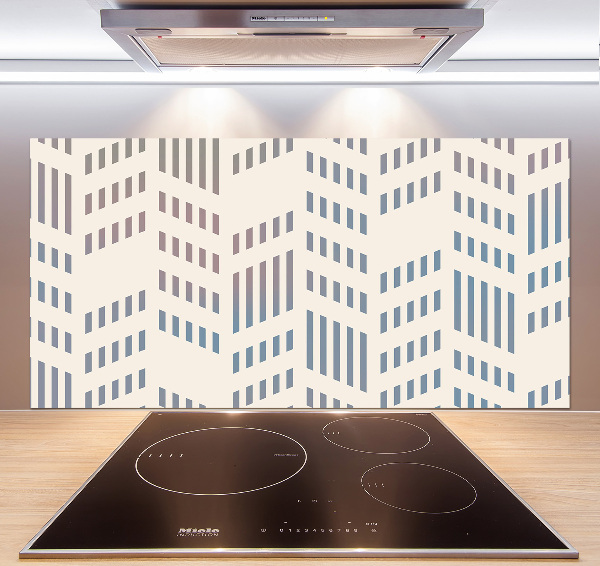 Kitchen splashback Geometric background