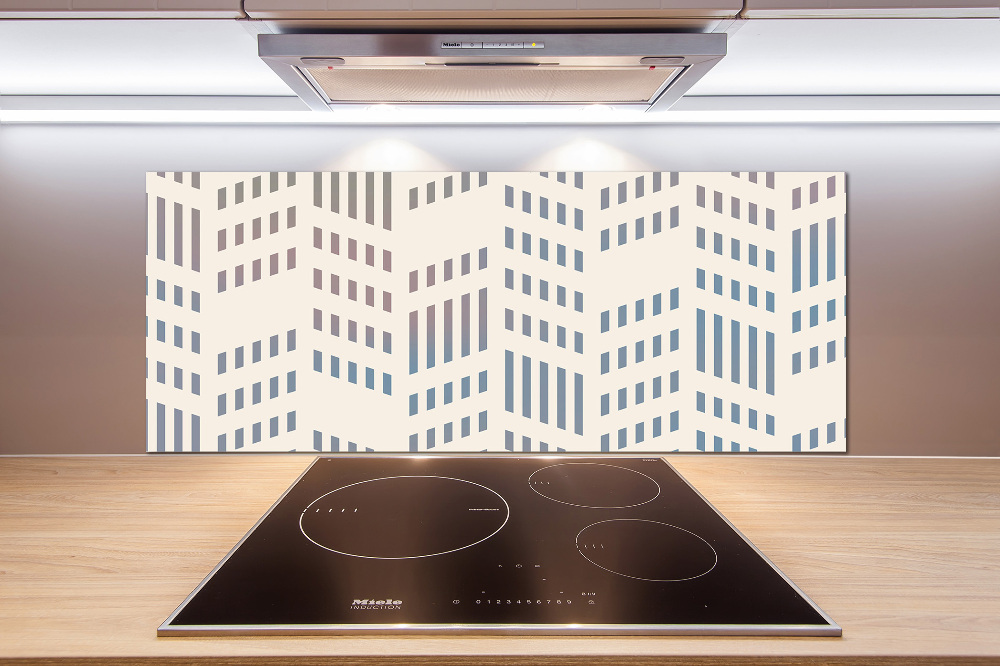 Kitchen splashback Geometric background