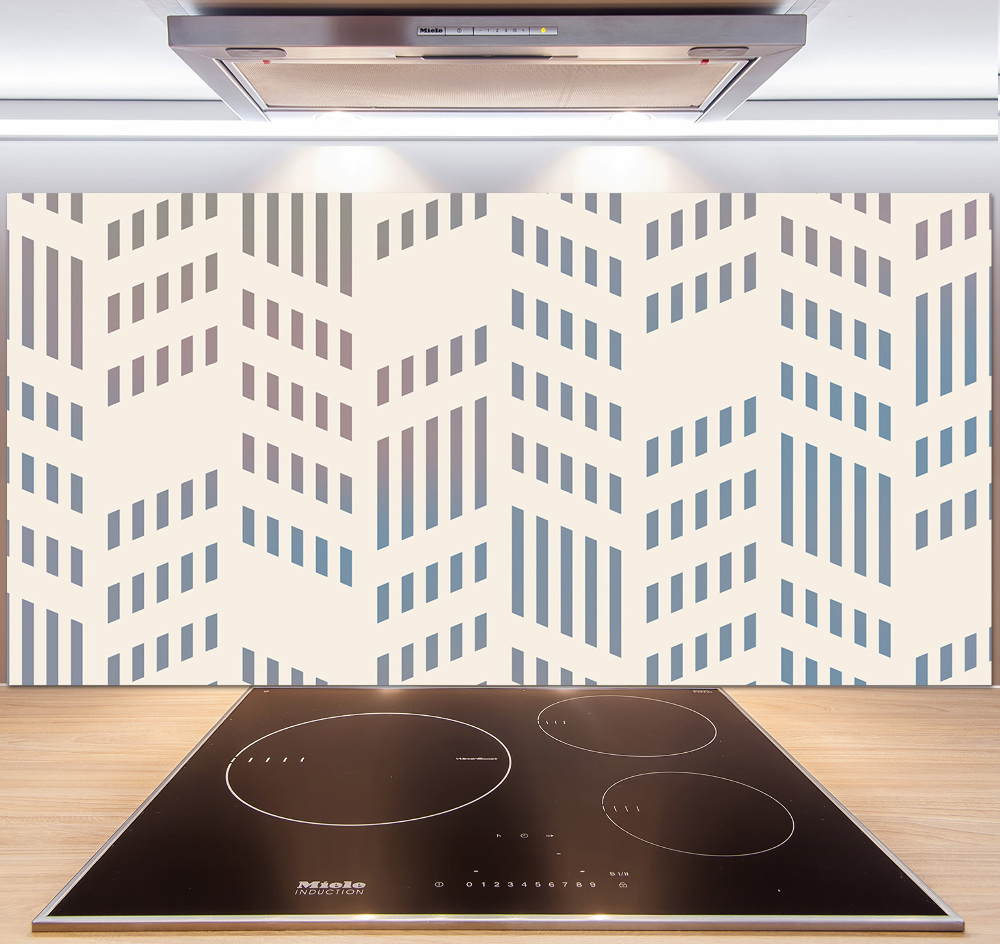 Kitchen splashback Geometric background