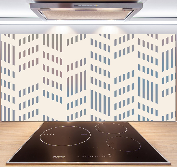 Kitchen splashback Geometric background