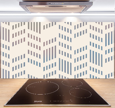 Kitchen splashback Geometric background