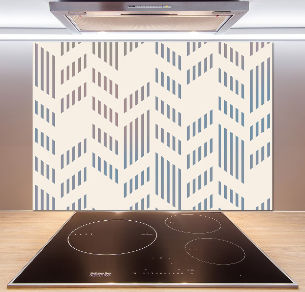 Kitchen splashback Geometric background